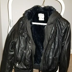 LA Hearts Faux leather  jacket